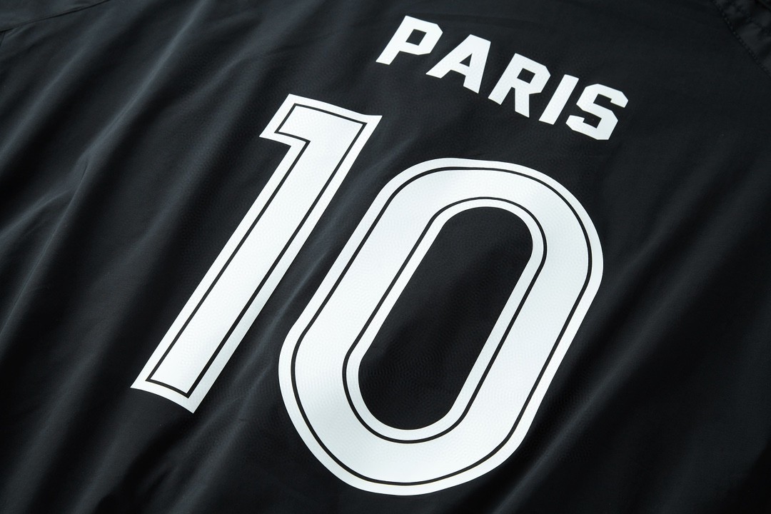 Balenciaga 巴黎世家 曼联10号 长袖 夹克 冲锋衣 外套 秋冬 黑色 780884TPQ381000