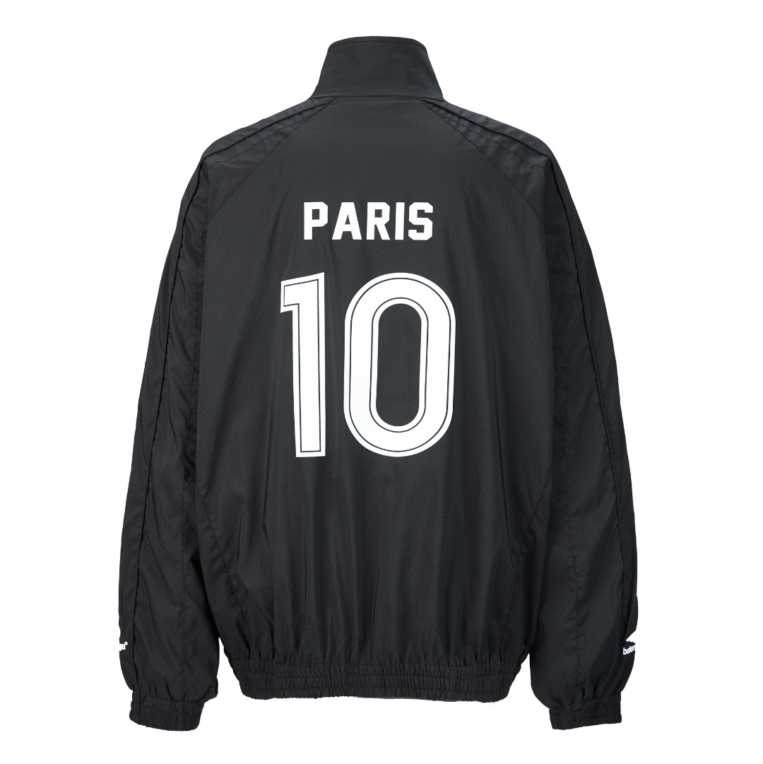 Balenciaga 巴黎世家 曼联10号 长袖 夹克 冲锋衣 外套 秋冬 黑色 780884TPQ381000