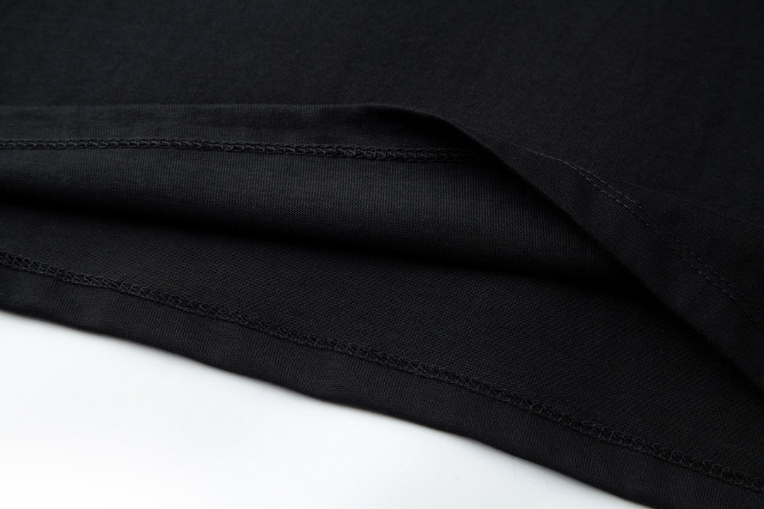 GUCCI 古驰 字母logo印花 短袖 T恤 圆领 套头 夏季 黑色 771758-XJF68-1152