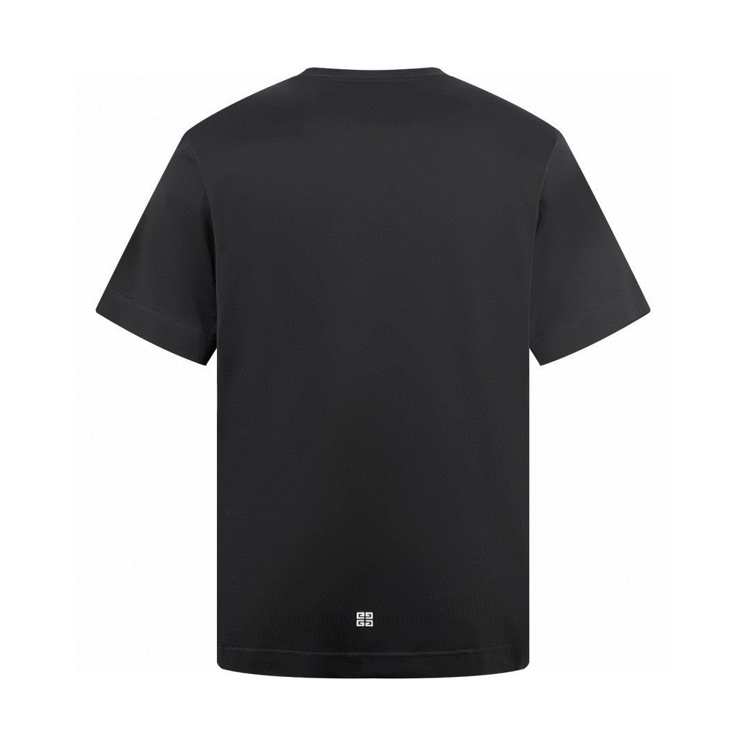 Givenchy 纪梵希 火焰字母logo印花 T恤 短袖 套头 夏款 黑色 BM716G3YGE-001