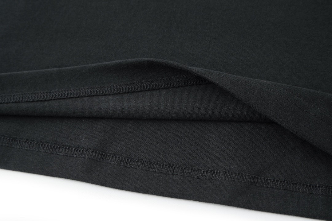 Balenciaga 巴黎世家 标语合集印花 圆领 短袖 T恤 夏季 黑色 712398TNVQ71070