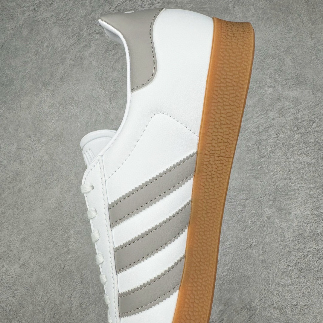 Adidas Originals Gazelle Indoor 低筒 复古板鞋 休闲鞋 男鞋 女鞋 白灰 IG3508