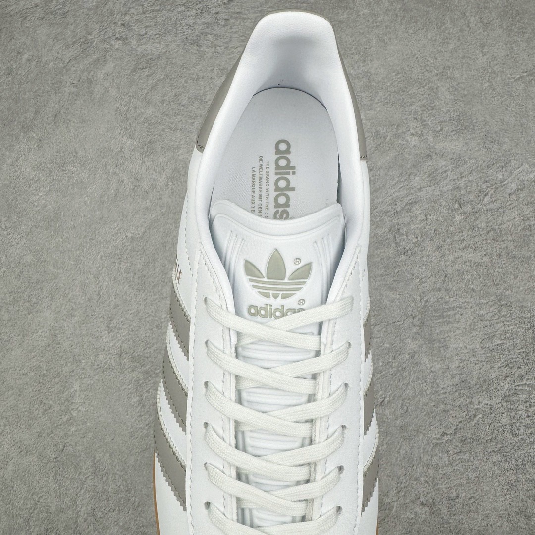 Adidas Originals Gazelle Indoor 低筒 复古板鞋 休闲鞋 男鞋 女鞋 白灰 IG3508