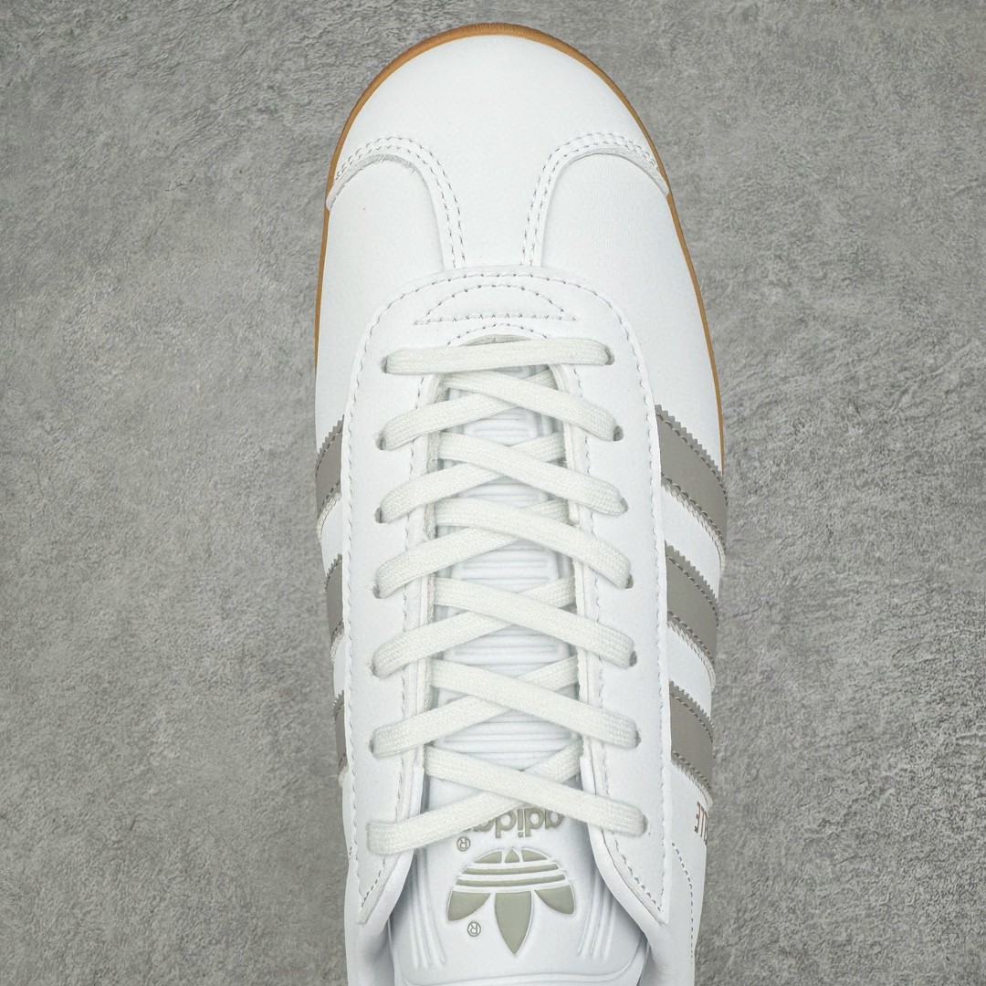 Adidas Originals Gazelle Indoor 低筒 复古板鞋 休闲鞋 男鞋 女鞋 白灰 IG3508
