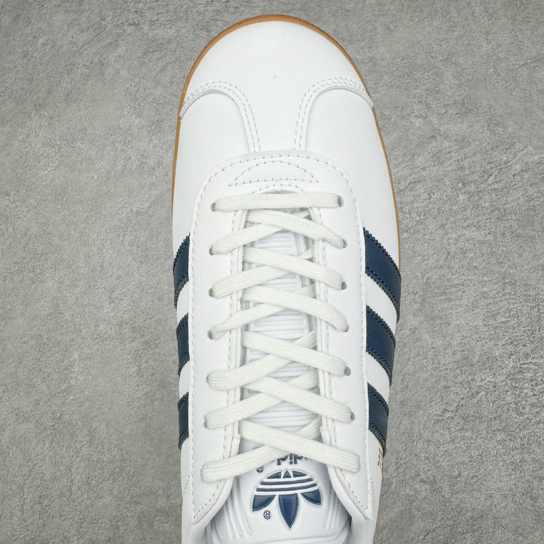 Adidas Originals Gazelle Indoor 低筒 复古板鞋 休闲鞋 男鞋 女鞋 白蓝 IG3507