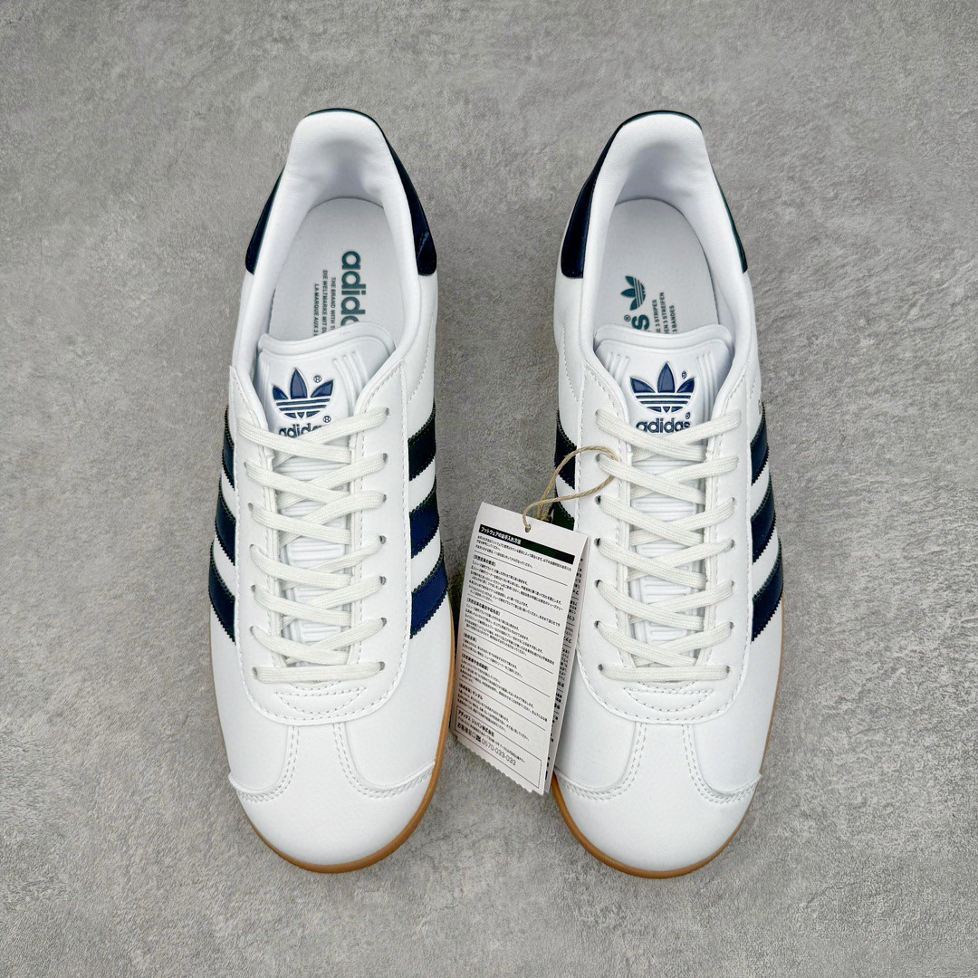Adidas Originals Gazelle Indoor 低筒 复古板鞋 休闲鞋 男鞋 女鞋 白蓝 IG3507