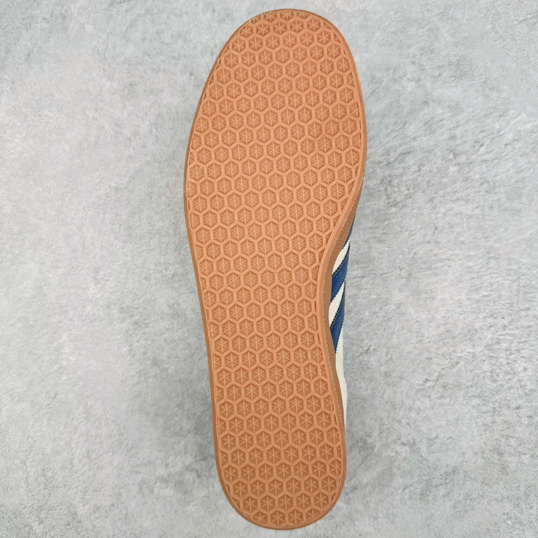 Adidas Originals Gazelle Indoor 低筒 复古板鞋 休闲鞋 男鞋 女鞋 米蓝色 IE0546