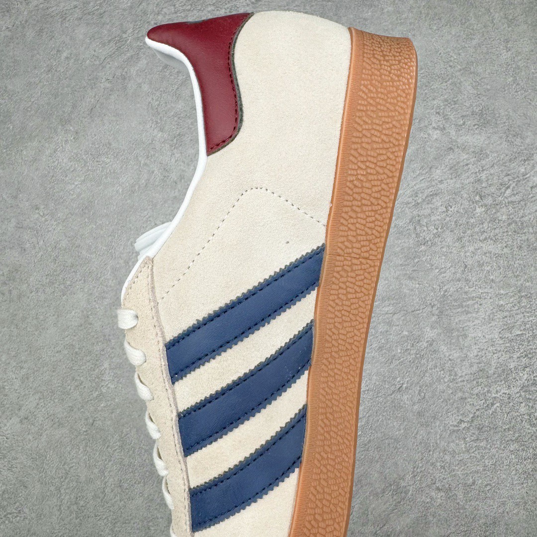 Adidas Originals Gazelle Indoor 低筒 复古板鞋 休闲鞋 男鞋 女鞋 米蓝色 IE0546