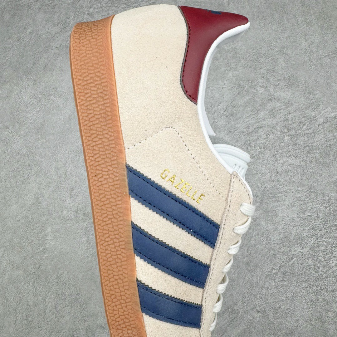 Adidas Originals Gazelle Indoor 低筒 复古板鞋 休闲鞋 男鞋 女鞋 米蓝色 IE0546