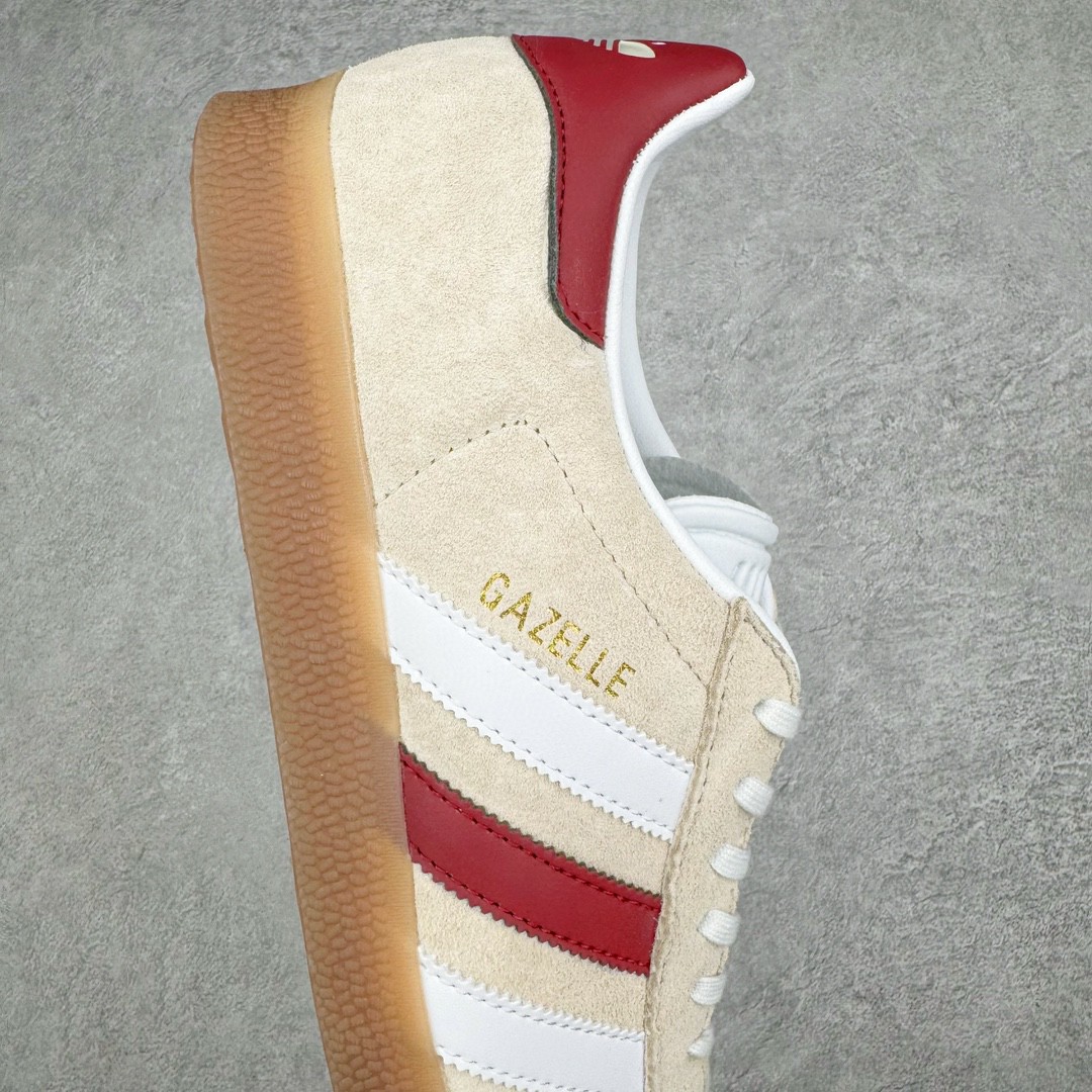 Adidas Originals Gazelle Indoor 低筒 复古板鞋 休闲鞋 男鞋 女鞋 米色 IG0672