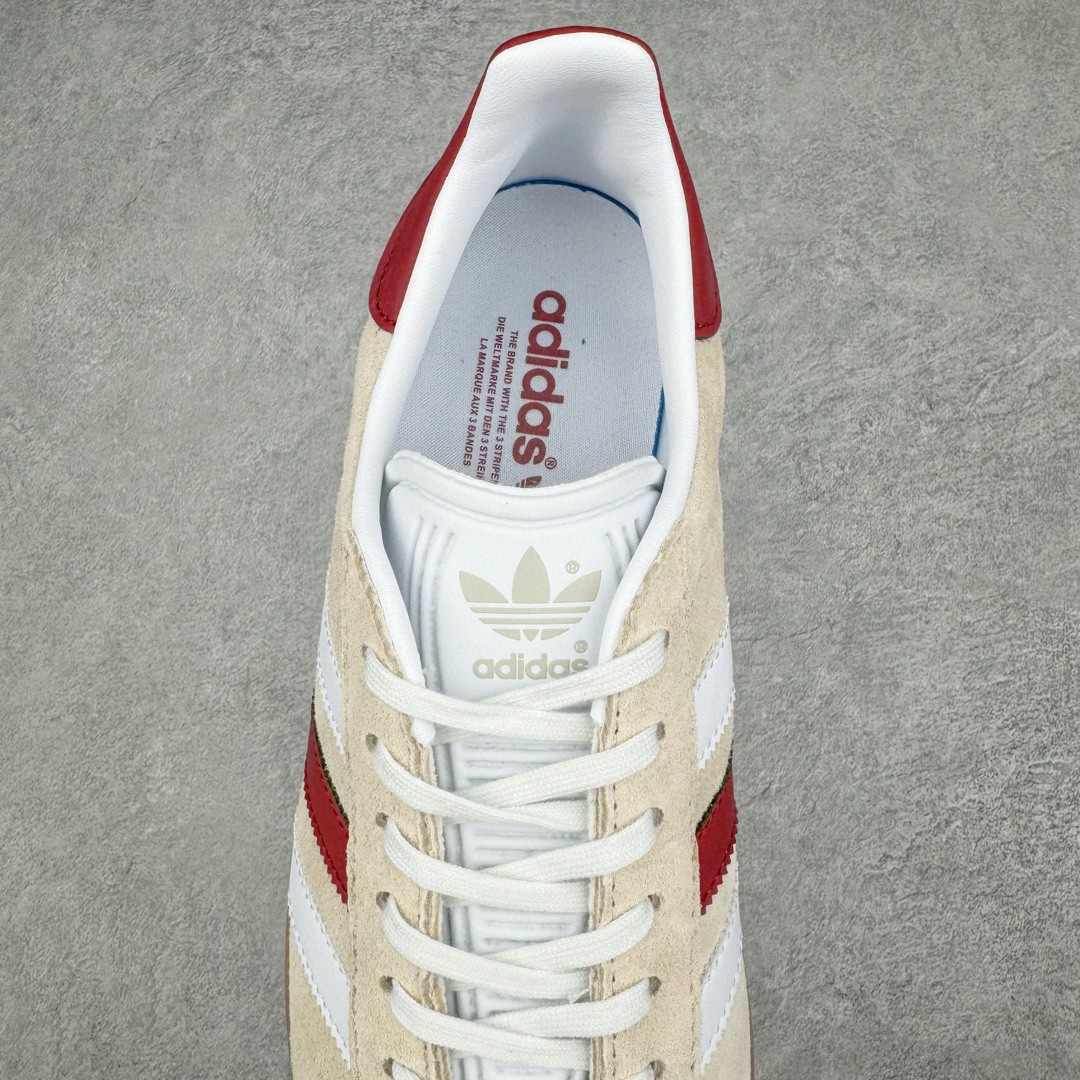 Adidas Originals Gazelle Indoor 低筒 复古板鞋 休闲鞋 男鞋 女鞋 米色 IG0672