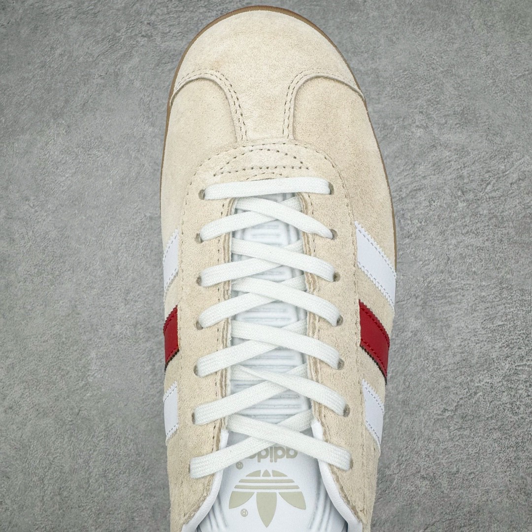 Adidas Originals Gazelle Indoor 低筒 复古板鞋 休闲鞋 男鞋 女鞋 米色 IG0672