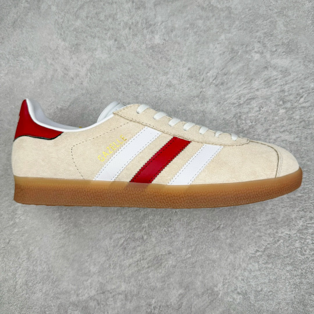 Adidas Originals Gazelle Indoor 低筒 复古板鞋 休闲鞋 男鞋 女鞋 米色 IG0672