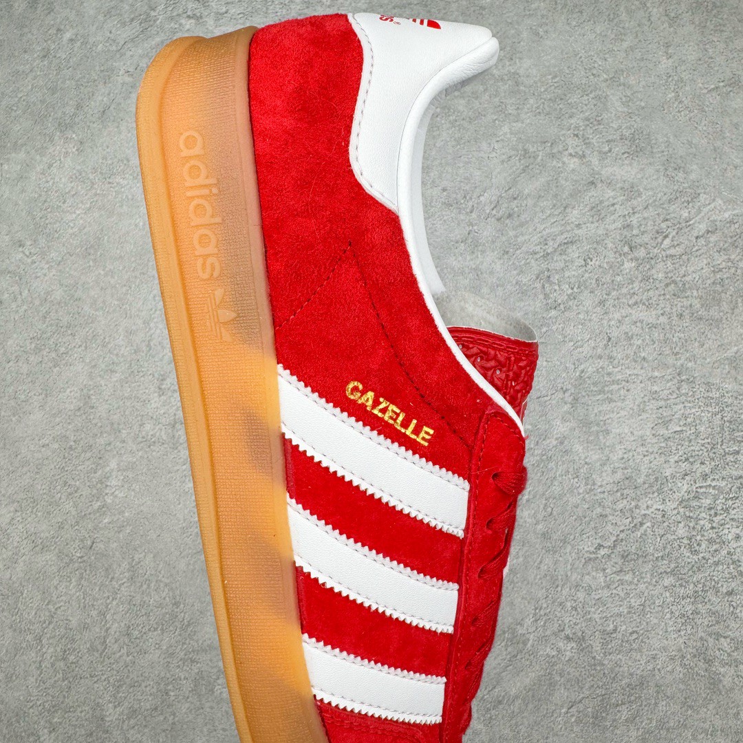 Adidas Originals Gazelle Indoor 低筒 复古板鞋 休闲鞋 男鞋 女鞋 红色 H06261