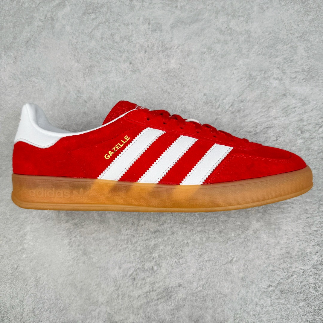 Adidas Originals Gazelle Indoor 低筒 复古板鞋 休闲鞋 男鞋 女鞋 红色 H06261