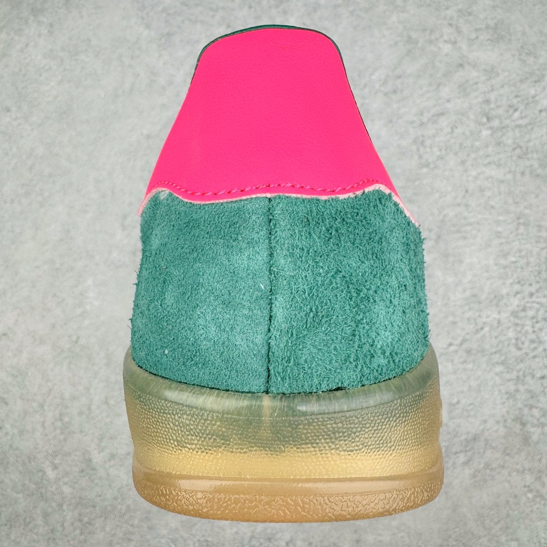 Adidas Originals Gazelle Indoor 低筒 复古板鞋 休闲鞋 男鞋 女鞋 粉绿 IG5929
