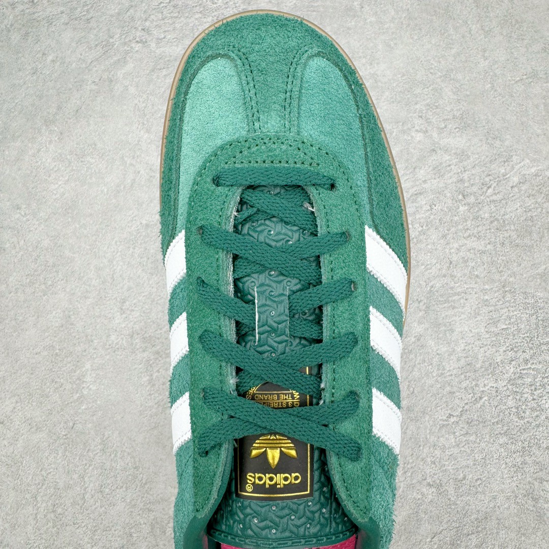 Adidas Originals Gazelle Indoor 低筒 复古板鞋 休闲鞋 男鞋 女鞋 粉绿 IG5929