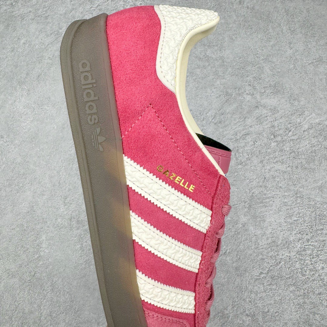 Adidas Originals Gazelle Indoor 低筒 复古板鞋 休闲鞋 男鞋 女鞋 粉红 IF1809