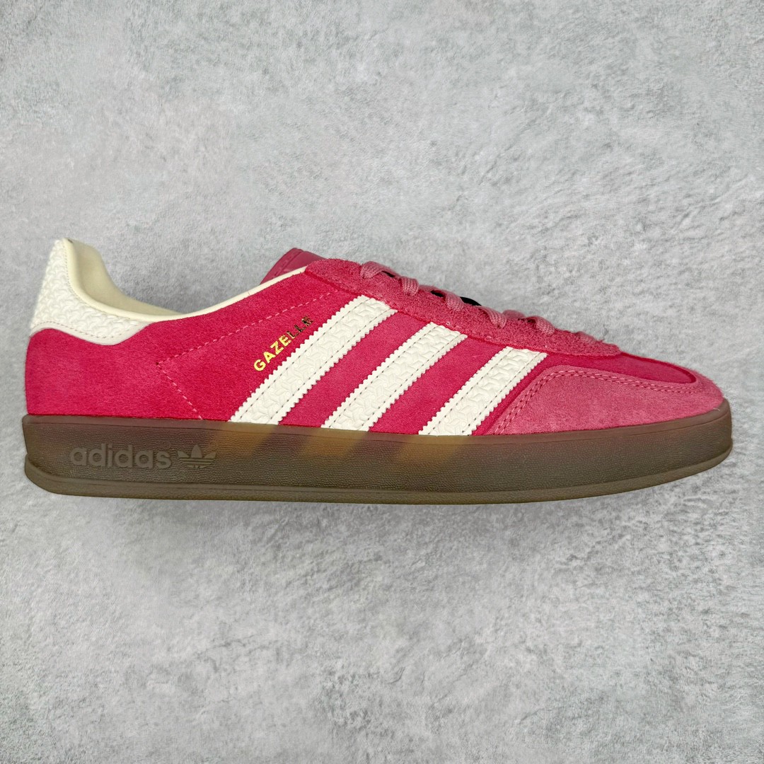 Adidas Originals Gazelle Indoor 低筒 复古板鞋 休闲鞋 男鞋 女鞋 粉红 IF1809