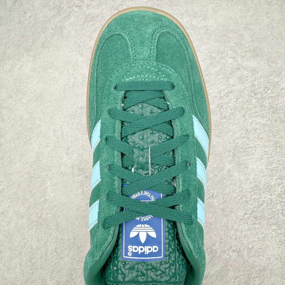 Adidas Originals Gazelle Indoor 低筒 复古板鞋 休闲鞋 男鞋 女鞋 绿色 IG9979