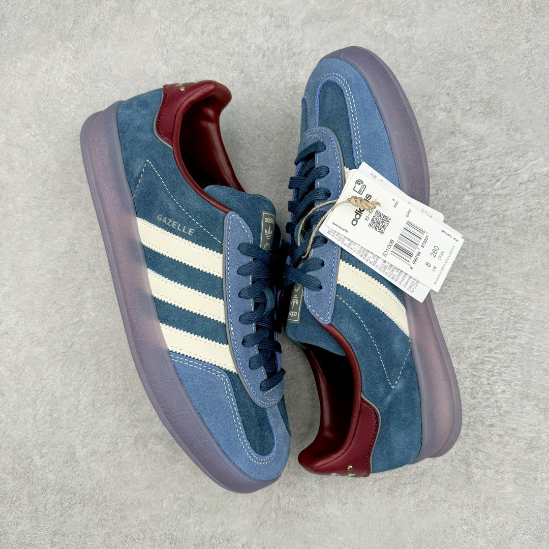 Adidas Originals Gazelle Indoor 低筒 复古板鞋 休闲鞋 男鞋 女鞋 藏青蓝 ID1008