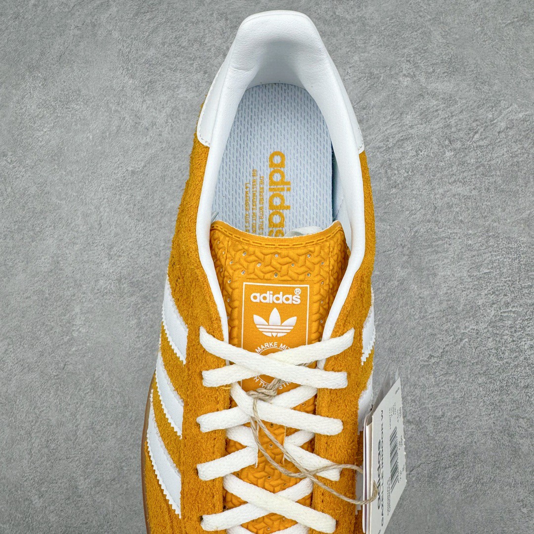 Adidas Originals Gazelle Indoor 低筒 复古板鞋 休闲鞋 男鞋 女鞋 黄白 HQ8716