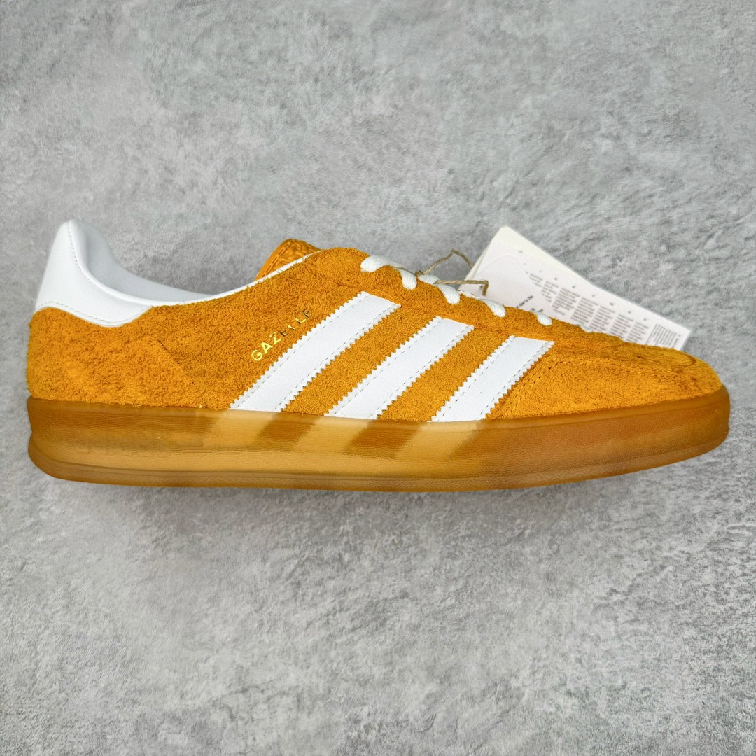 Adidas Originals Gazelle Indoor 低筒 复古板鞋 休闲鞋 男鞋 女鞋 黄白 HQ8716