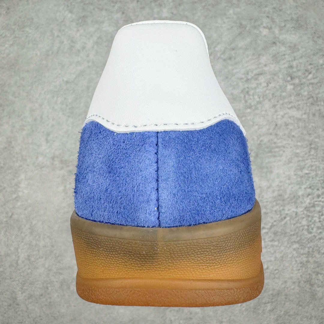 Adidas Originals Gazelle Indoor 低筒 复古板鞋 休闲鞋 男鞋 女鞋 蓝白色 HQ8717