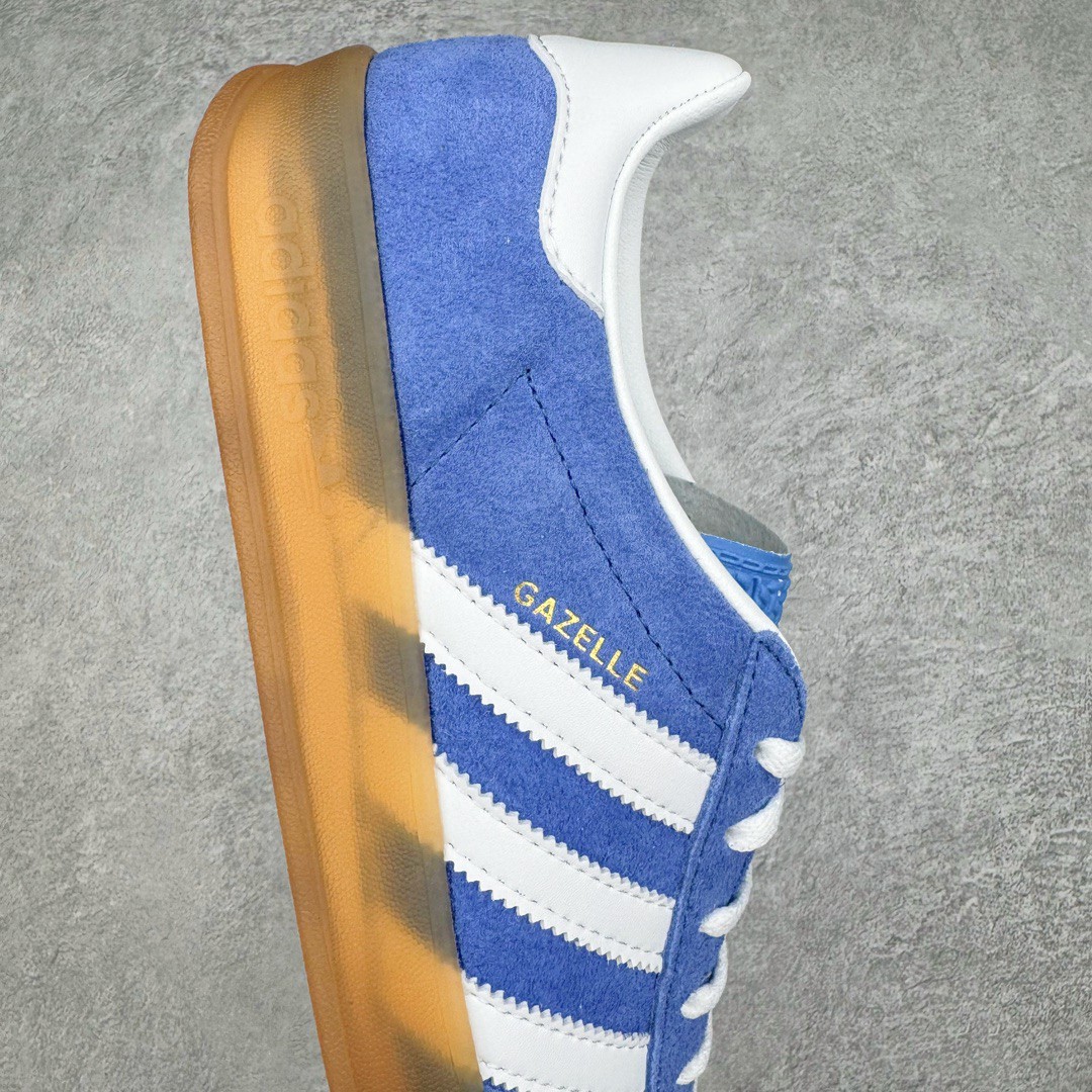 Adidas Originals Gazelle Indoor 低筒 复古板鞋 休闲鞋 男鞋 女鞋 蓝白色 HQ8717