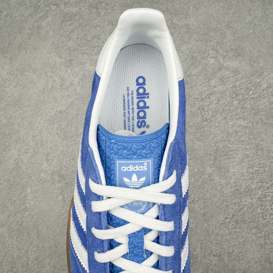 Adidas Originals Gazelle Indoor 低筒 复古板鞋 休闲鞋 男鞋 女鞋 蓝白色 HQ8717