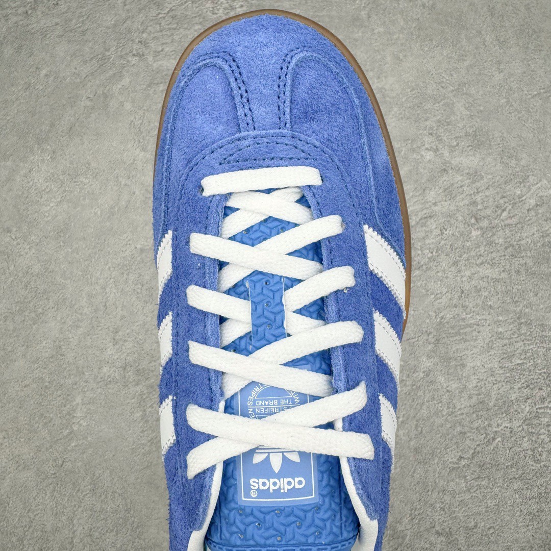 Adidas Originals Gazelle Indoor 低筒 复古板鞋 休闲鞋 男鞋 女鞋 蓝白色 HQ8717
