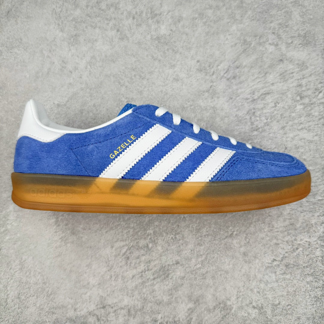 Adidas Originals Gazelle Indoor 低筒 复古板鞋 休闲鞋 男鞋 女鞋 蓝白色 HQ8717