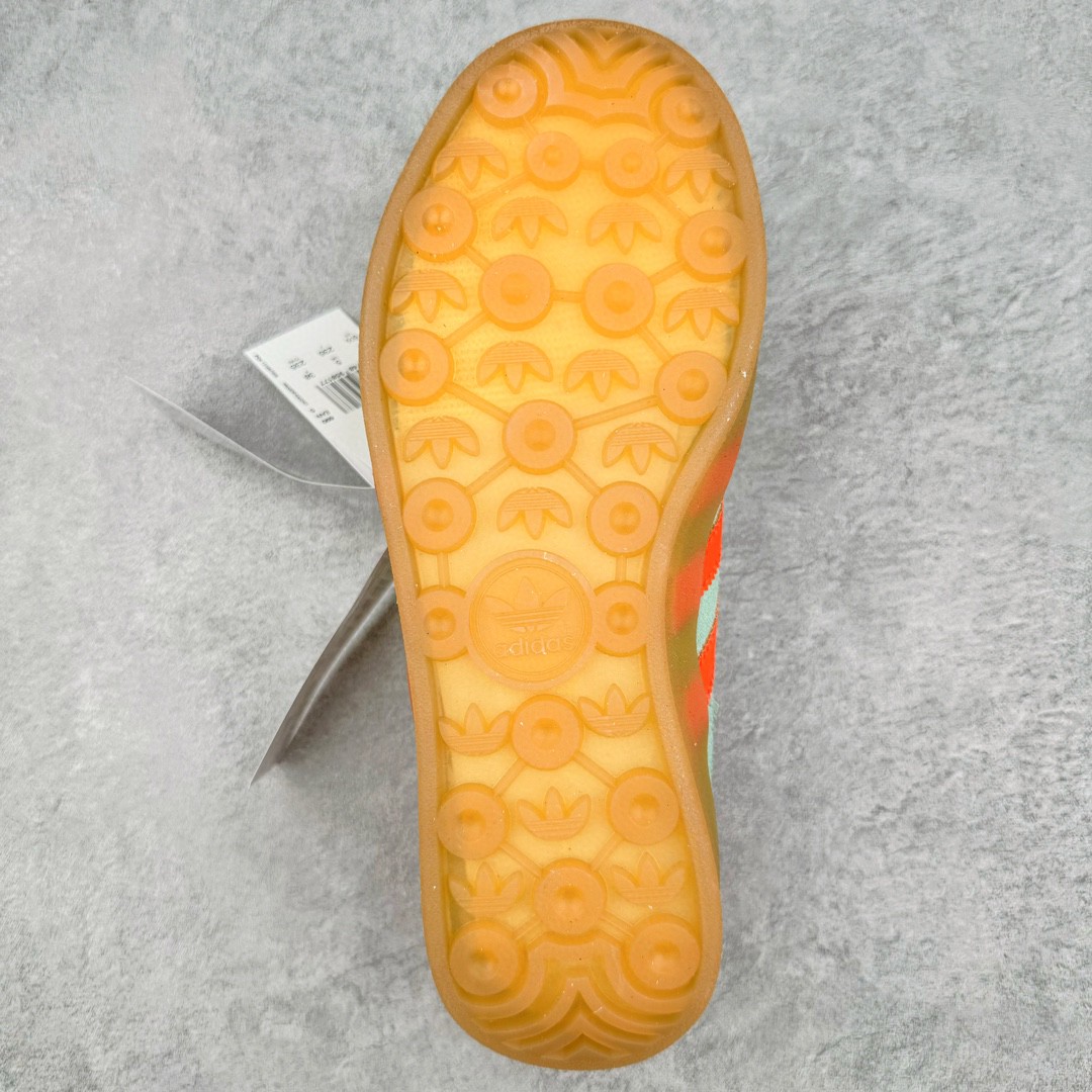 Adidas Originals Gazelle 低筒 复古板鞋 休闲鞋 男鞋 女鞋 橙绿 HQ8714