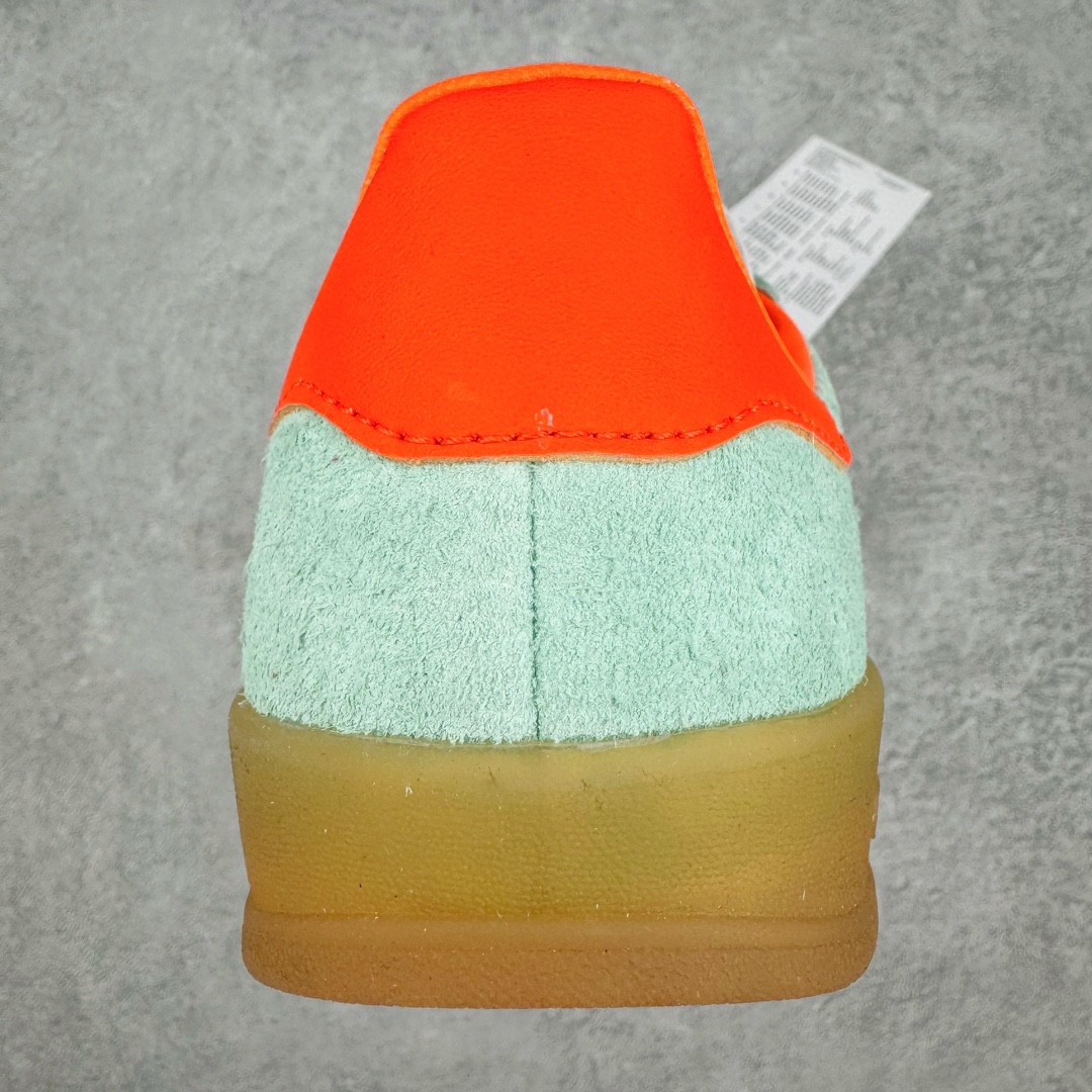 Adidas Originals Gazelle 低筒 复古板鞋 休闲鞋 男鞋 女鞋 橙绿 HQ8714