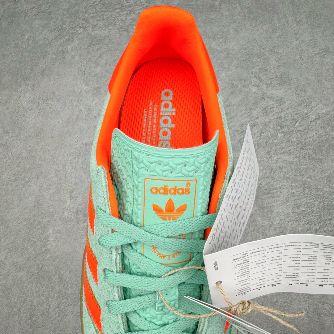 Adidas Originals Gazelle 低筒 复古板鞋 休闲鞋 男鞋 女鞋 橙绿 HQ8714