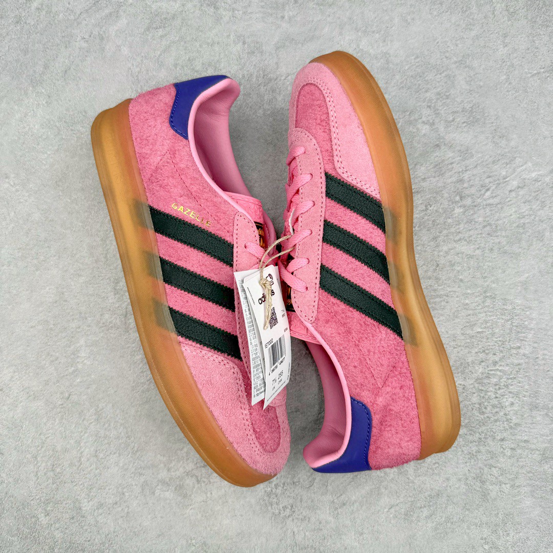 Adidas Originals Gazelle Indoor 低筒 复古板鞋 休闲鞋 男鞋 女鞋 粉色 IE7002