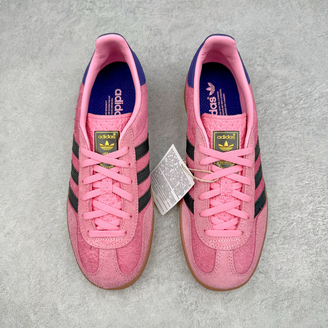 Adidas Originals Gazelle Indoor 低筒 复古板鞋 休闲鞋 男鞋 女鞋 粉色 IE7002