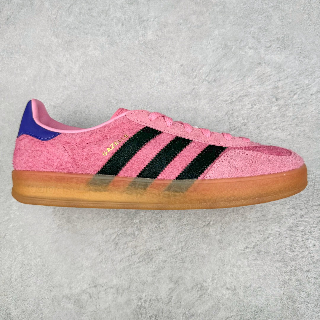 Adidas Originals Gazelle Indoor 低筒 复古板鞋 休闲鞋 男鞋 女鞋 粉色 IE7002