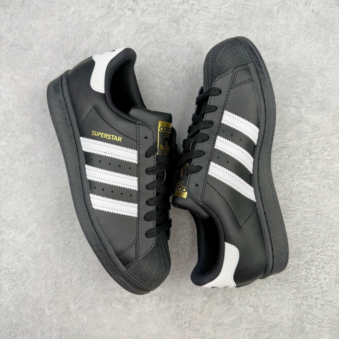 Adidas Originals Superstar 贝壳头 低筒 复古板鞋 休闲鞋 男鞋 女鞋 黑白 EG4959