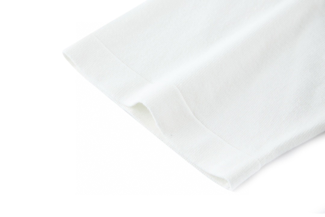 LOUIS VUITTON 路易威登 纸飞机针织 短袖 T恤 圆领 上衣 夏款 白色 1AB54D