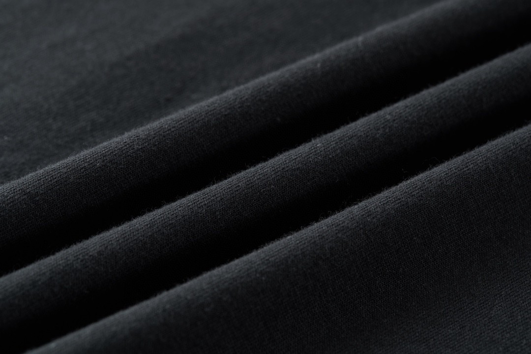 Balenciaga 巴黎世家 拍立得巴黎铁塔图案印花 圆领 短袖 T恤 夏季 黑色 744439TOVC51055