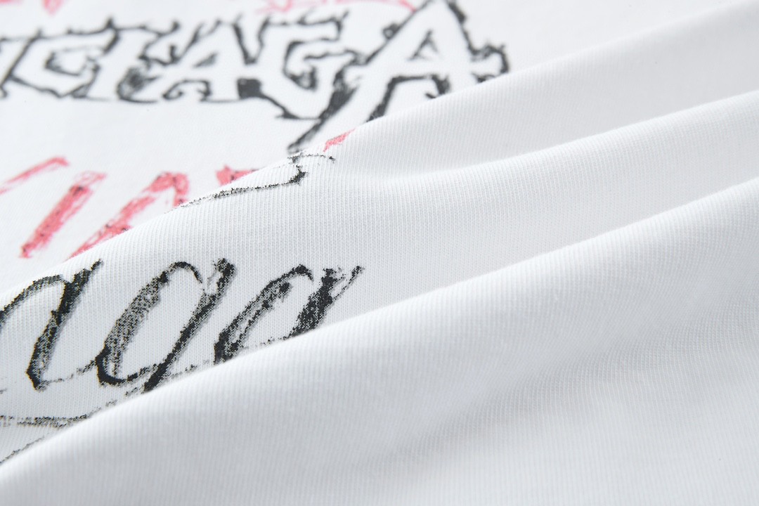 Balenciaga 巴黎世家 New Year 新年系列 字母印花 短袖 T恤 圆领 夏季 白色 641675TPVO29065