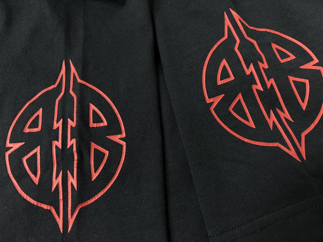 Balenciaga 巴黎世家 异性BB图案印花 圆领 短袖 T恤 夏季 黑色 764235TPVI21568