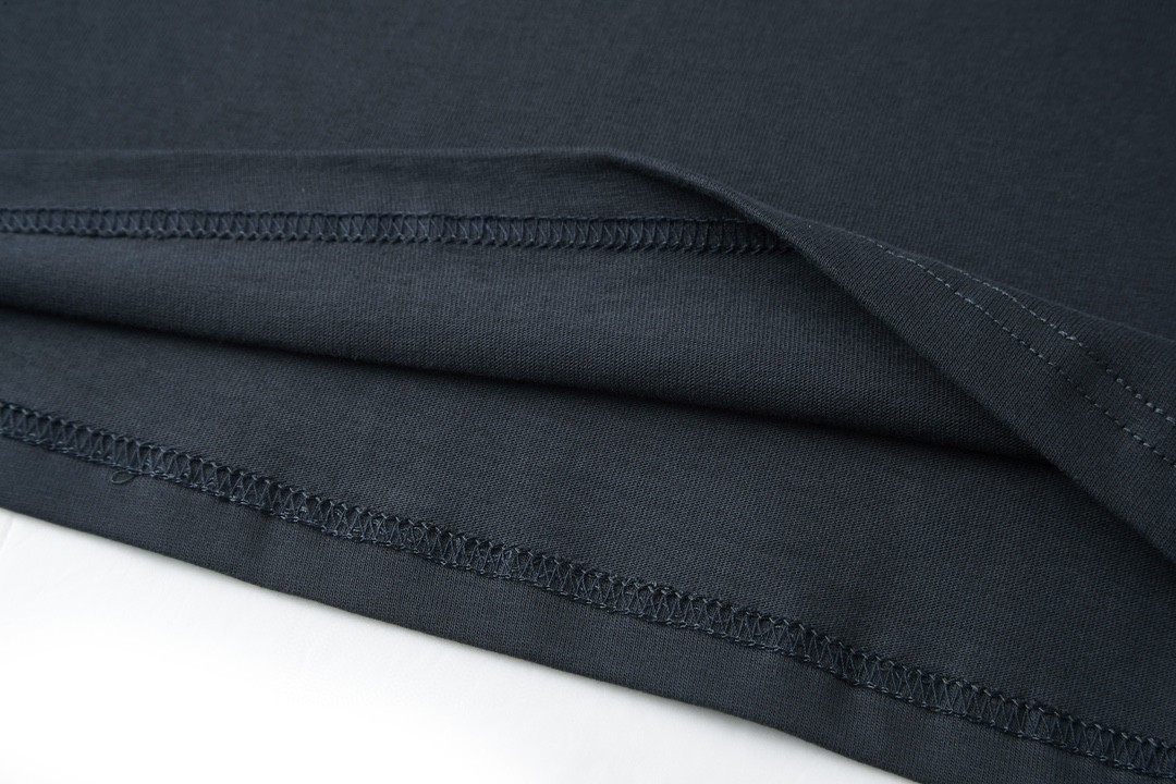 Balenciaga 巴黎世家 火焰图腾 圆领 短袖 T恤 夏季 黑色 739028TPVM81568