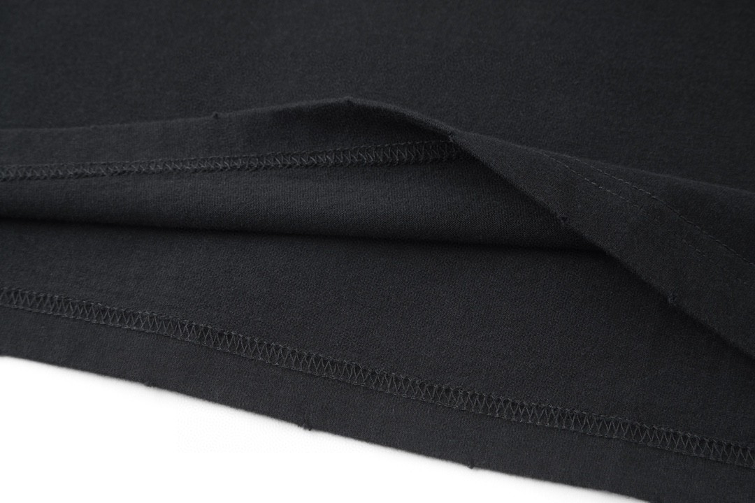 Balenciaga 巴黎世家 手写字母logo 圆领 短袖 T恤 夏季 黑色 612966TMVB41070