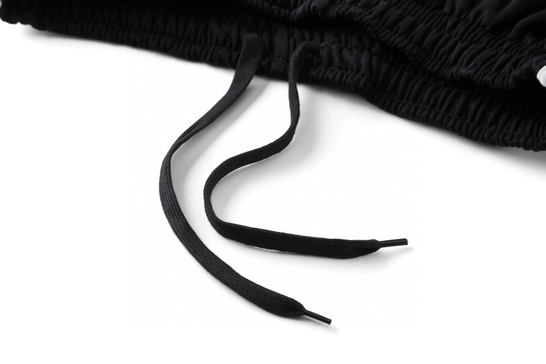 Balenciaga 巴黎世家 三叶草 联名款 短裤 黑色 五分裤 休闲裤 运动裤 夏季 黑色