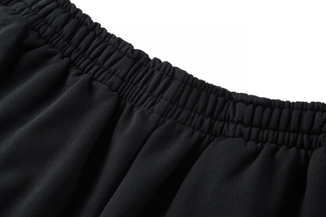 Balenciaga 巴黎世家 三叶草 联名款 短裤 黑色 五分裤 休闲裤 运动裤 夏季 黑色