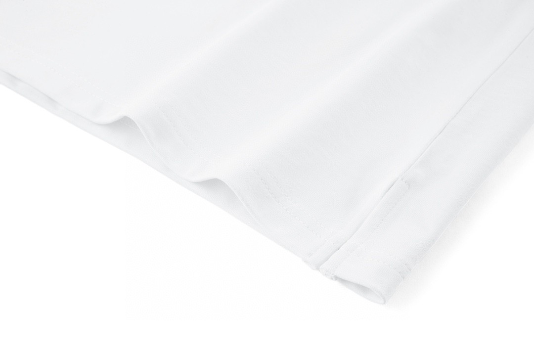 PRADA 普拉达 纯色徽标口袋 圆领 短袖 T恤 白色