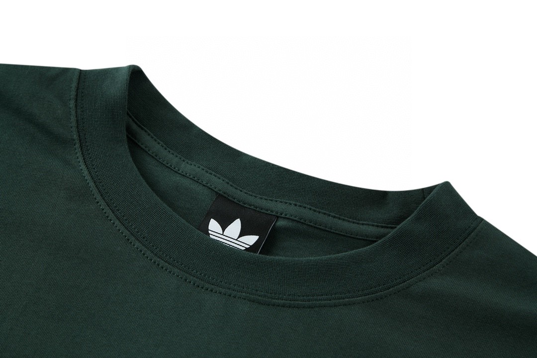 Balenciaga 巴黎世家 Adidas 联名 Logo字母印花 圆领 短袖 T恤 夏季 绿色 723976TNVN83775