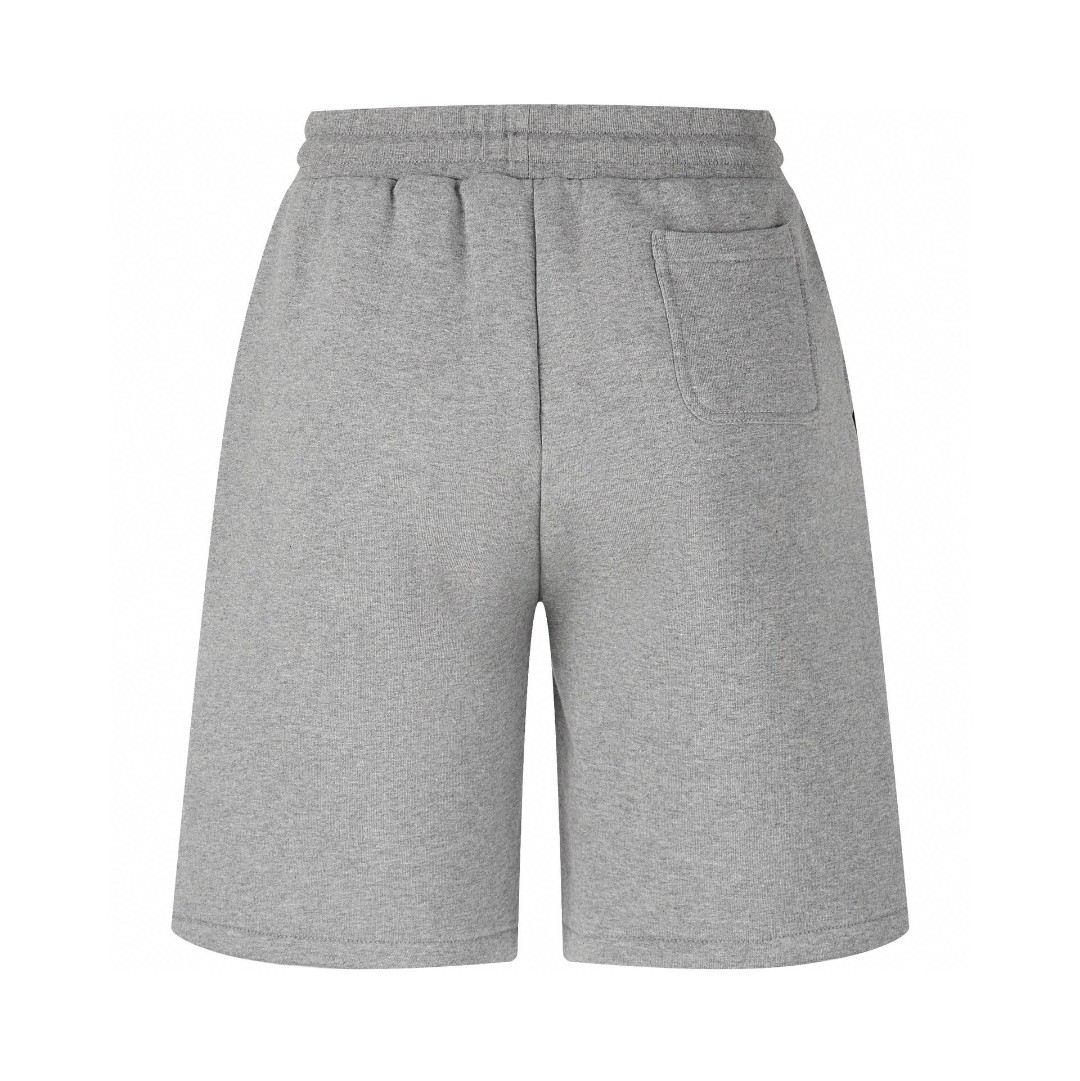 LOUIS VUITTON NIGO2 联名款 大爱心Logo字母印花 短裤 运动裤 五分裤 灰色 1A9GMT